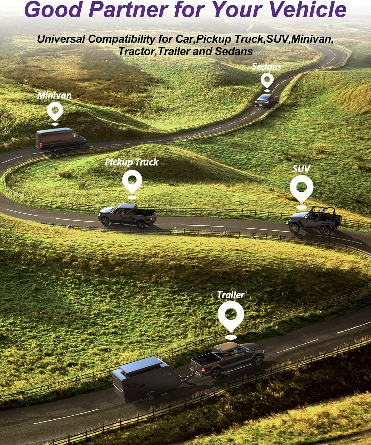 Cámara de visión trasera para matrícula HD 720P con función de marcha atrás