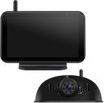 eRapta Wireless RV Backup Camera System, 1080P 5'' Monitor with 1 Rear Camera, IR Night Vision, Recording, Wide Angle View, IP69K Waterproof, Compatible with Furrion Pre-Wired RV Truck Trailer AY5