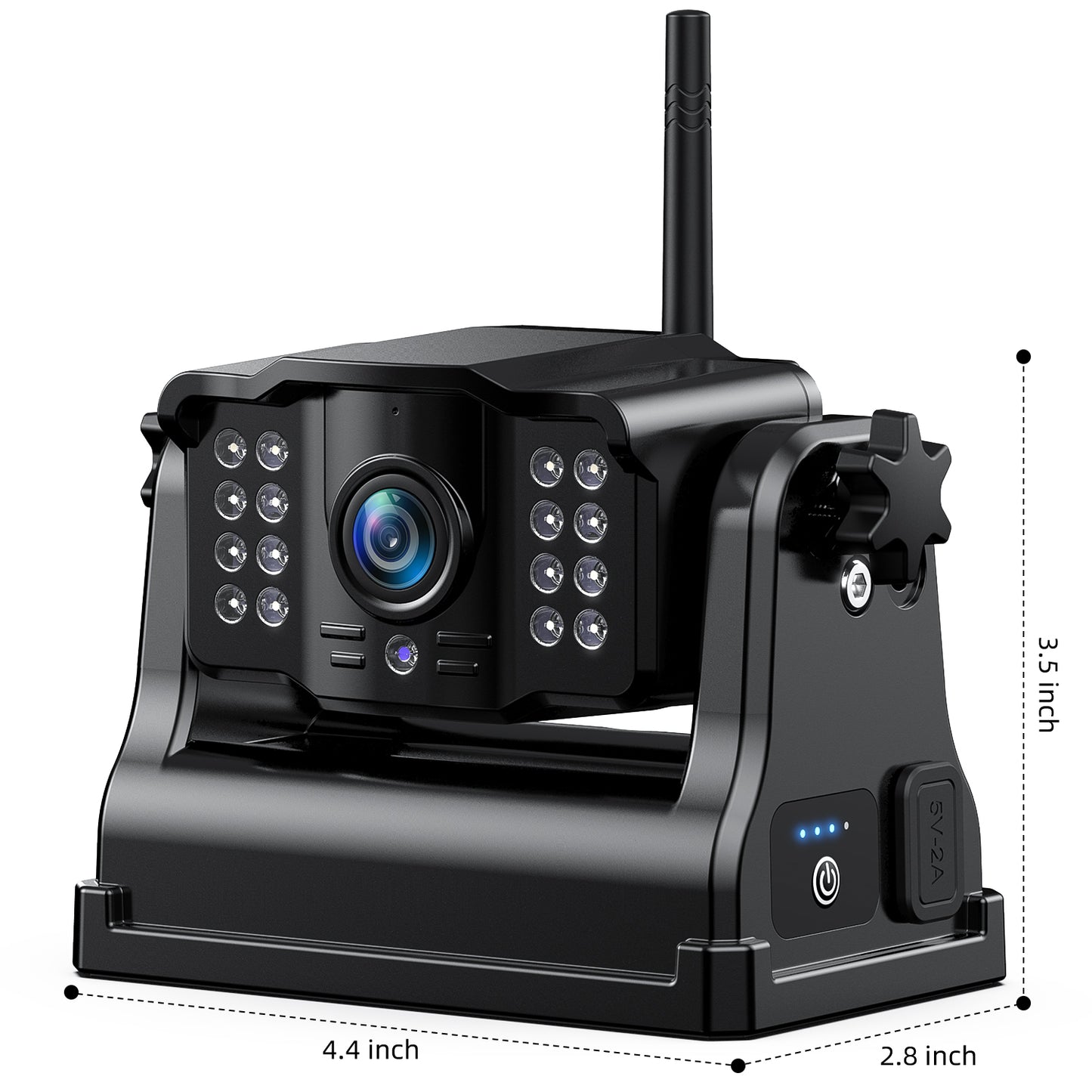 [Works with ACT702 ACT1002 ACT104 Only] eRapta Magnetic Wireless Backup Camera 1080P, Night Vision