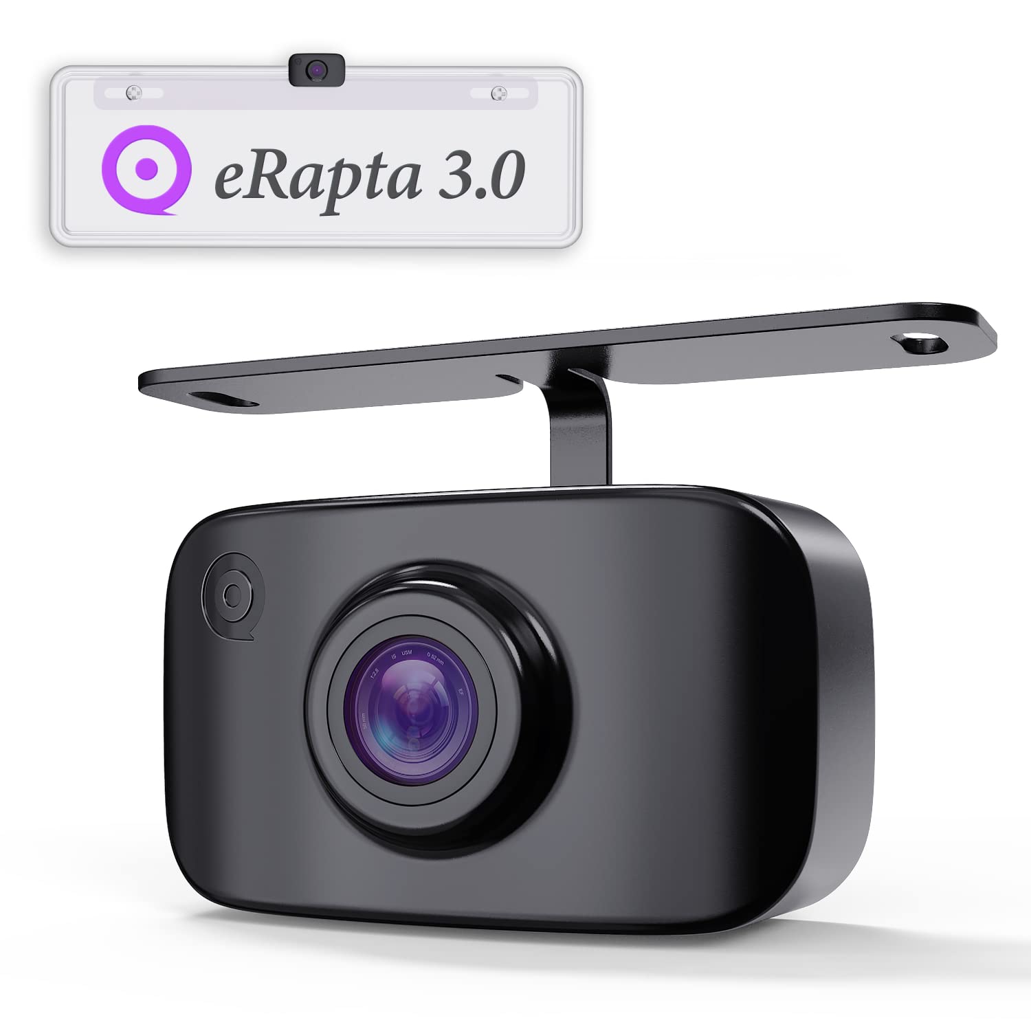 eRapta Reverse Camera 3.0 License Plate Backup Camera HD 149° Wide Rea