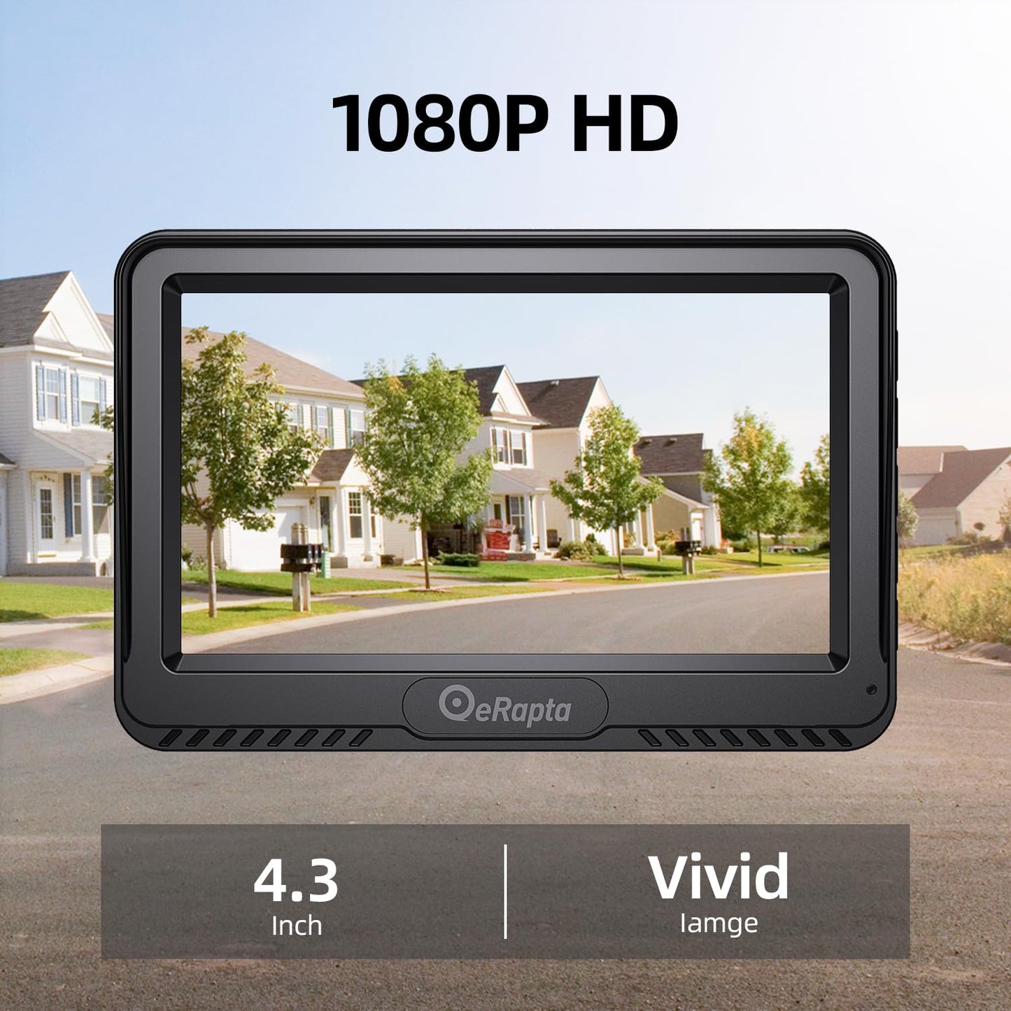 Cámara de visión trasera para matrícula con pantalla de 4.3 pulgadas para camioneta SUV