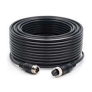 Cable de extensión para cámara de visión trasera de coche RV de 10 m, 4 pines, 4