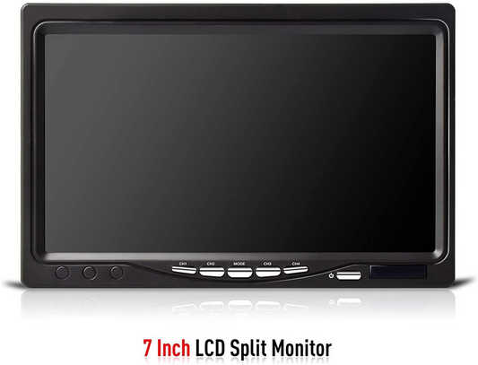 Système de câblage de recul avec écran HD 720P de 7 pouces