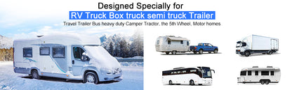 Sistema de cámara de visión trasera con monitor grande de 9'' y DVR para autocaravanas, camiones semirremolques, camiones de caja y remolques.