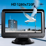 License plate backup camera with 4.3 inch display for pickup truck SUV rear view camera