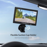 eRapta AY7 Backup Camera for Truck, 7''1080P Front & Rear View Monitor kit, IP69 Waterproof, Night Vision, DIY Grid Lines for RVs, Trucks, Bus, Semi-Trailers, Pickup