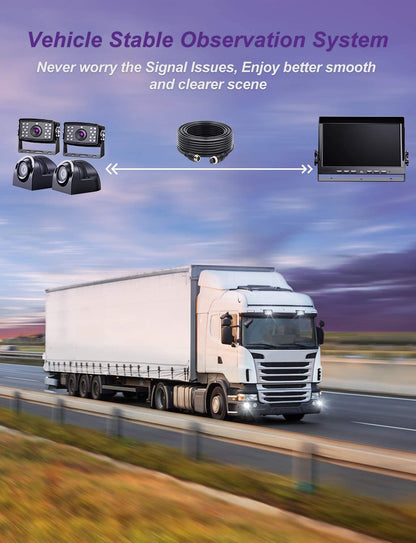 Sistema de cámara de respaldo eRapta con monitor más grande de 10"