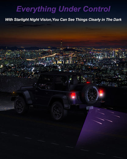 Cámara de visión trasera para matrícula HD 720P con función de marcha atrás