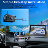 HD 1080P 10" Wireless Backup Camera System with Four cameras