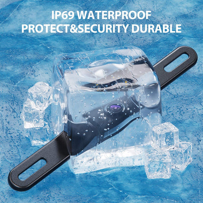 Cámara de visión trasera inalámbrica eRapta ERT03 1080P con monitor para coche, camioneta y pickup.