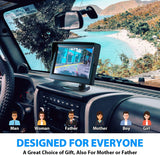 License plate backup camera with 4.3 inch display for pickup truck SUV rear view camera