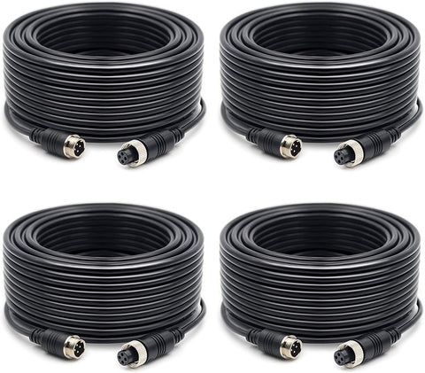 4-pin Cable for Wired Backup Camera System (34ft)