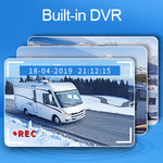 Backup Camera System with 9’’ Large Monitor and DVR for RV semi Box Truck Trailer Rear